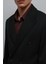 Siyah Relax Fit Kruvaze Erkek Blazer Ceket 4