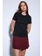 Siyah Basic Kadın T-Shirt 1