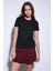 Siyah Basic Kadın T-Shirt 2