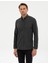Erkek Antrasit Flanel Dokulu Slim Fit Uzun Kollu Gömlek 50316751-VR006 1