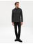 Erkek Antrasit Flanel Dokulu Slim Fit Uzun Kollu Gömlek 50316751-VR006 4