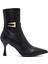 Kadın Siyah Fermuarlı İnce Topuklu Bot 25WFE402114 1