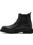 Erkek Siyah Bağcıklı Deri Chelsea Bot 25WFD722418 2