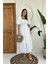 Fırfırlı Kollu Boho A Kesim Elbise 1