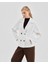 Kadın Kruvaze Kapamalı Reglan Kollu Oversize Ceket 3