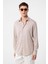 Bej Slim Fit Erkek Gömlek 1