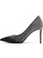 Kadın Siyah Taşlı Ince Topuklu Deri Stiletto 25WFD4910TS 5
