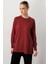 Reglan Kol Basic Triko Tunik-Bordo 1