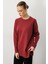 Reglan Kol Basic Triko Tunik-Bordo 3
