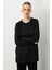 Reglan Kol Basic Triko Tunik-Siyah 2