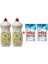 Borline 2 Adet 1350 ml Sıvı Bulaşık Deterjanı 2 Adet Miss Soda Plus 500 gr 1
