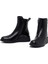 Kadın Siyah Fermuarlı Dolgu Topuklu Bot 25WFE401714 3