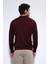 Bordo Yumuşak Dokulu Basic Erkek Kazak 10
