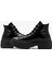 Chuck Taylor All Star Lugged Heel Kadın Siyah Deri Platform Bot.001 10