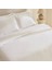 Miel %100 Pamuk Saten Çift Kişilik Nevresim Takımı Beyaz 5