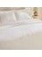 Miel %100 Pamuk Saten Çift Kişilik Nevresim Takımı Beyaz 7