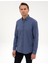 Erkek Indigo Regular Fit Uzun Kollu Gömlek 50311308-VR028 3