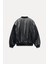 Allbucks Zara, %100 Deri Oversize Bomber Mont Ceket ABZRA0807 2