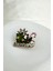 Yılbaşı Özel Yıldız Detay Yeşil Noel Kızak Broş (3cm) 1