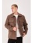 Oversize/regular Fit Düğmeli %100 Pamuk Ceket - Kışlık Basic Model 5