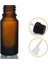 5ml Kahverengi Cam Içten Damlalıklı Şişe Siyah Kapak, 20 Adet, Damlalıklı Şişe, Damlatmalı Şişe 1
