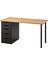 Alex Çalışma Masası Bambu Venge 140 x 65 cm Anfallare Adıls 1