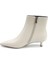Shalın 5pr Kırık Beyaz Kadın Topuklu Bot 3