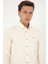Erkek Krem Gömlek Desenli 50315915-VR071 2