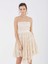 Ön Detaylı Asimetrik Gece Elbisesi Bej Y1811192_024 1