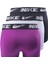 Dri Fit Ultra Stretch 3 Pack Micro 3 Lü Paket Kısa Boxer Siyah 3 Renk Bantlı 4