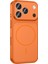 iPhone 17 Pro Max Uyumlu Kılıf Formen M-Safe Şarj Özellikli Kamera Korumalı Turuncu 1