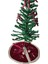 ,yılbaşı Çam Ağacı Altı Örtüsü, Çam Ağacı Ayak Halısı Örtüsü, Bordo Renk, Kadife, 60 cm 1