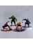 Marvel Yenilmezler Ironman Spiderman Hulk Captain America Özel Stantlı 4lü Oyuncak Figür Karakterler 3