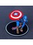 Marvel Avengers Yenilmezler Captain America Özel Stantlı Oyuncak Figür Karakter Masaüstü Biblo Seti 4
