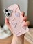 IPHONE 16 Plus 3D Fiyonk/kalp Dekorlu Pembe Kılıf 1
