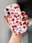 IPHONE 16 Kiraz / Fiyonk Desenli Ekru Renk Kılıf 1
