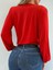 Kadın Uzun Kollu Kruvaze Yaka Sandy Bluz 10