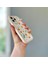 IPHONE 15 Promax Kalp Detaylı Papatya Desenli Ekru Kılıf 3