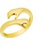 925 Ayar Gümüş Gold Sarılan Eller Yüzük T5110 (292292) 2
