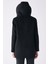 Kapüşonlu Püsküllü Yün Kaban Siyah K1919024_001 2
