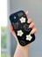 IPHONE 11 Siyah Papatya Desenli Kılıf 2