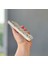 IPHONE 13 Uyumlu Krem Renk Dalgalı Siyah Kalp Desenli Kılıf 2