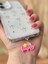 Miraztasarım Typ-C Uyumlu Kawaii Tarz Kalp Şarj Giriş Koruma Charmı Telefon Charm Typ-C Şarj 3