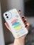 IPHONE 11 Kalın Şeffaf Renkli Desenli Kılıf 1