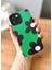 IPHONE 13 Siyah/yeşil Papatya Desenli Kılıf 1