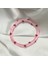 Kiraz El Işçiliği Kadın Bileklik Blk1 Pembe Renk 19CM Takı 2
