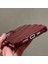 IPHONE -12/12PRO- 3D Dalgalı Kabartmalı Parlak Yüzeyli Bordo Kılıf 3