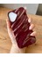 IPHONE 16 Bordo Dalgalı Yumuşak Silikon Kılıf 1
