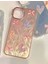 IPHONE 13/14/15 Uyumlu Rose Gold Simli 3D Fiyonk ve Kalp Dekorlu KILIF15 3