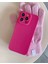IPHONE 14 Pro Max Düz Silikon Fuşya Kılıf 2